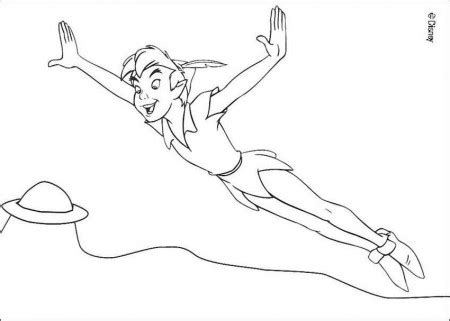 Tinkerbell And Peter Pan Coloring Pages Coloring Coloring Home