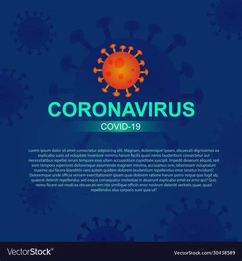 Concept Coronavirus Covid 19 Virus Royalty Free Vector Image