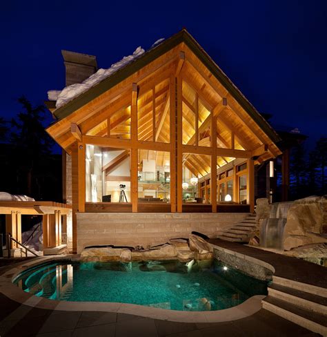 Maybe you would like to learn more about one of these? Luxury Timber Frame Mountain Retreat In Whistler ...