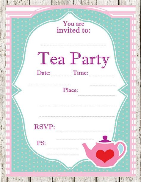 cool mad hatter tea party invitations kitty baby love