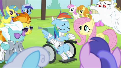 Rainbow Dash Bandaged ~ Ahah Ive Hurt My Hoof Youtube