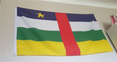 Fly Breeze 3x5 Foot Central African Republic Flag Anley Flags