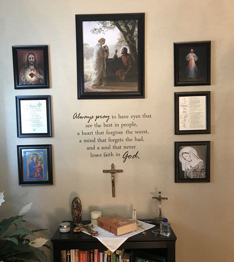 230 Prayer Corner Ideas In 2021 Prayer Corner Home Altar Catholic Decor