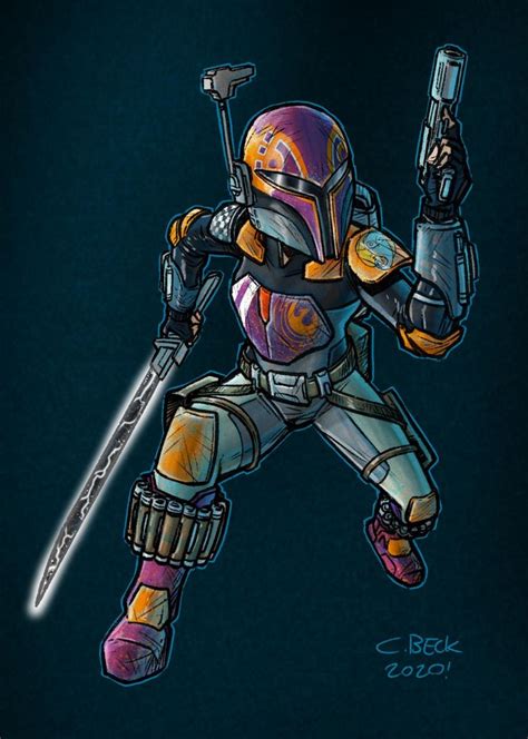 Sabine Wren By Cbeckartist On Deviantart Star Wars Background Star