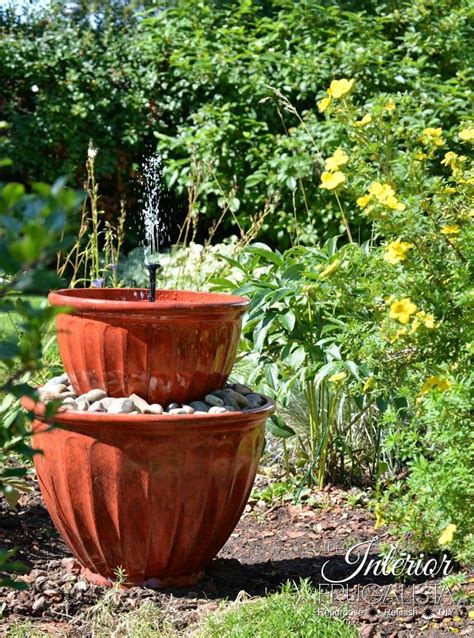 Solar Plant Pot Water Fountain In Under 15 Minutes Diy
