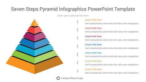 Seven Steps Pyramid Infographics Powerpoint Template Ciloart