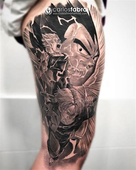 These are the top dragon ball z tattoos you will ever see in your life! Carlos Fabra | Dragon ball tattoo, Z tattoo, Dbz tattoo