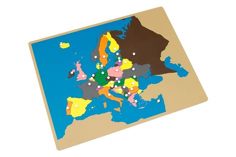 Montessori Map Of Europe