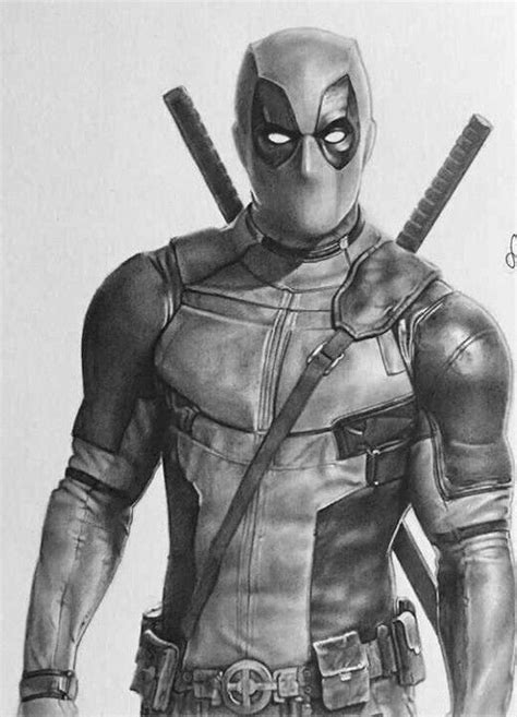 Pin By F On Draw Ideas Deadpool Drawing Marvel Paintings