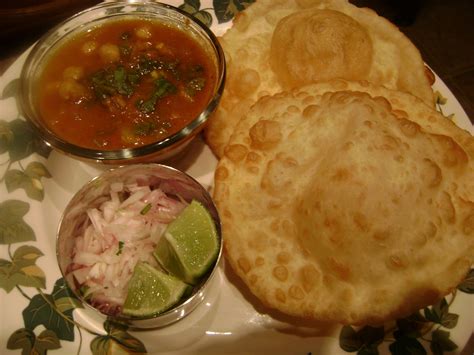 I had never seen a bhatura that size before. AK's Vegetarian Recipe World: Chole Bhature