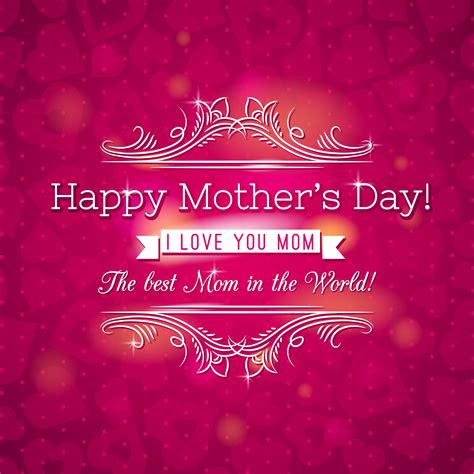 Happy Mother Day Printed On Red Hearts Background Photography Happy Mothers Day Happy Mothers