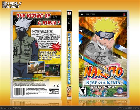 Naruto Rise Of A Ninja Clouds Of Darkness Psp Box Art Cover By Hsoldier
