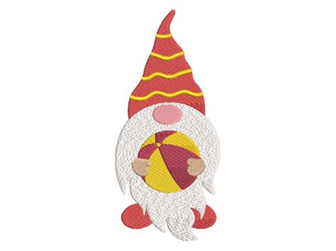 Set Of Summer Gnomes Machine Embroidery Designs Etsy