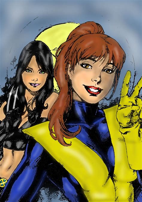 Kitty Pryde And X 23 Kitty Pryde Chibi Comic Books Illustration