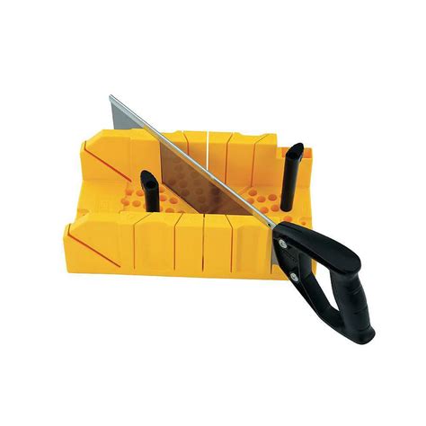 Stanley 145 Inch Deluxe Clamping Miter Box With 14 Inch Saw The Home