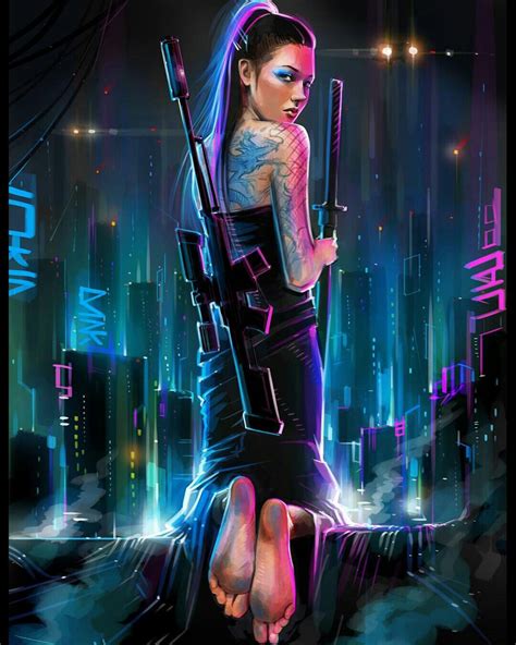 Pin By Phantasmically On Art Cyberpunk Girl Cyberpunk Aesthetic