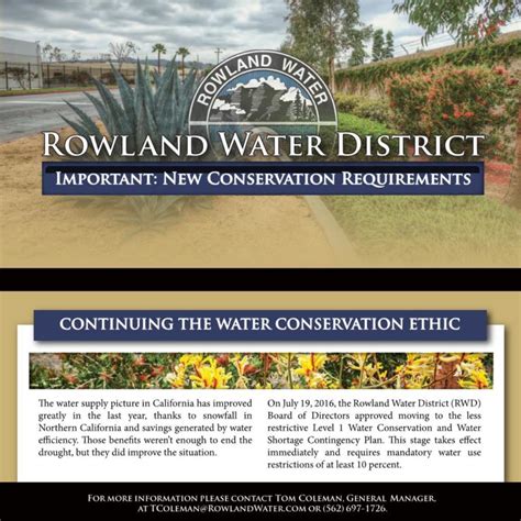 Rwd Mandate Declaration Level 1 Flyer Page 001 Rowland Water District