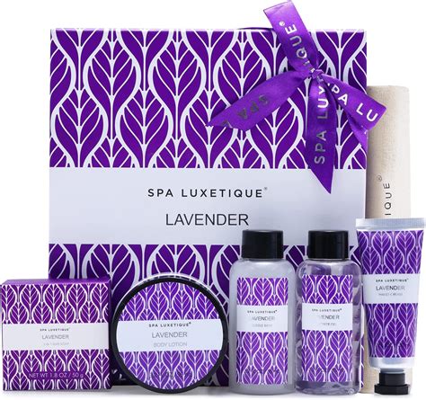 Spa Luxetique Spa Gift Set Women Gift Sets Pcs Lavender Bath Sets