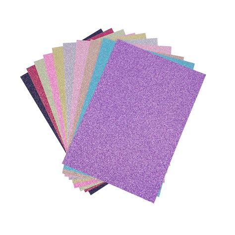 A4 Glitter Card 280gsm Thick 10 Sheets Includes 10 Glitter Etsy Uk