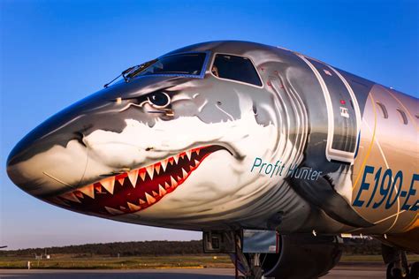Embraers New Jet With Shark Livery Has No Middle Seats