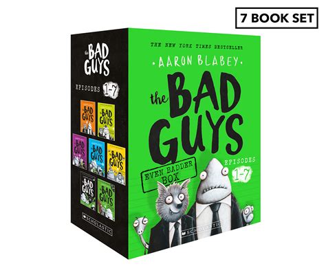 Bad Guys 1 7 Even Badder Box Book Set By Aaron Blabley Nz