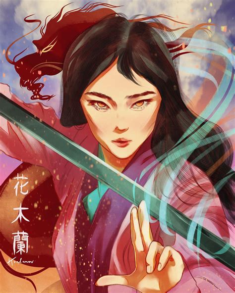 Mulan Fan Art (Procreate) : r/disney