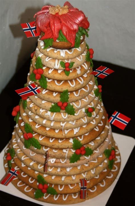 Kransekake Traditional Christmas Food Norwegian Christmas Norwegian