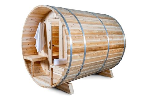Dundalk Canadian Timber 2 4 Person Serenity Barrel Sauna Ctc2245w