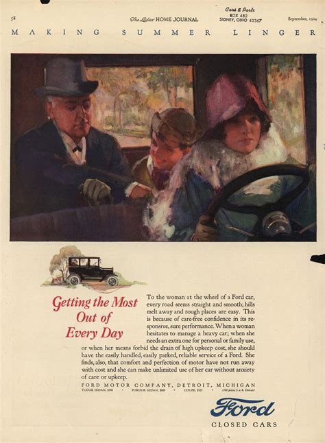 Pin By James Gilbert Luper On Old Cartruck Advertising Ford Vintage
