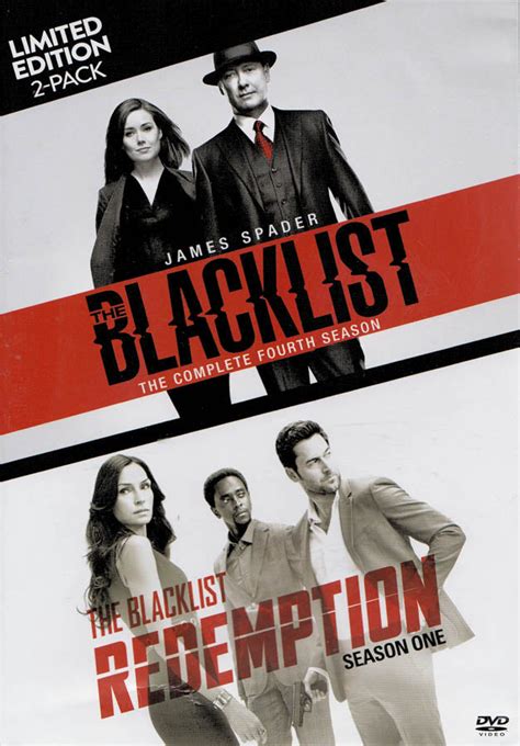 The Blacklist Season 4 Blacklist Redemption Season 1 Limited Edition 2 Pack Boxset On