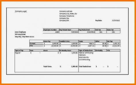 Free check stub templates give you a clear idea of the exact format you will receive in generated pay stub. 14 Fillable Pay Stub Free Picture | Payroll template ...