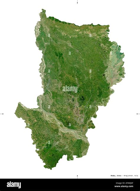 Dhaka Division Of Bangladesh Sentinel 2 Satellite Imagery Shape