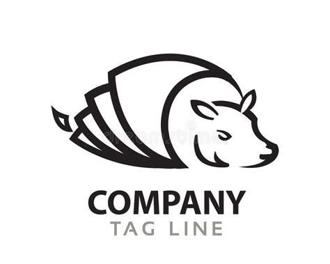 Logotipo Do Tatu Ilustração Do Vetor Ilustração De Logotipo 58282841