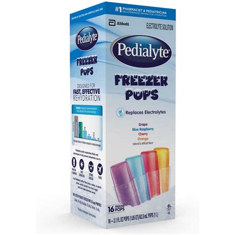 Pedialyte Freezer Pops Variety Pack 21 Oz 64 Count — Home Health