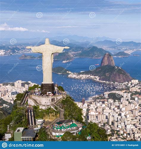Aerial View Of Rio De Janeiro Brazil Stock Image Image