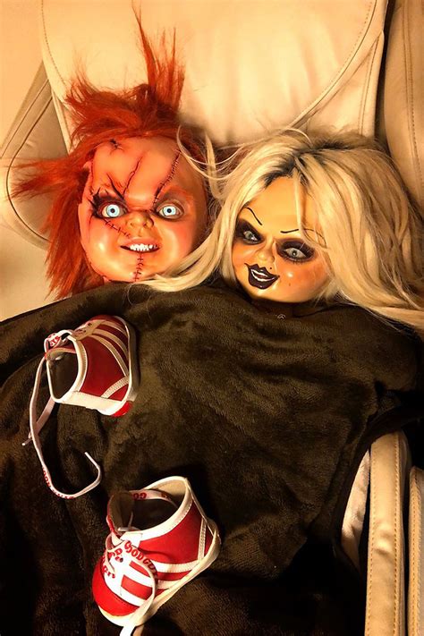 Chucky Chucky And Tiffany Dark Art Displates Art Poster Wall Decor Chucky Doll