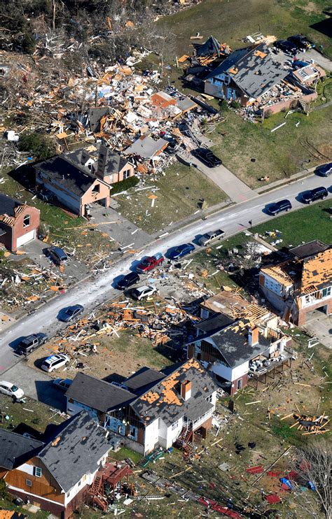 Aerial Photos Of Tornado Damage In Nashville And Putnam County
