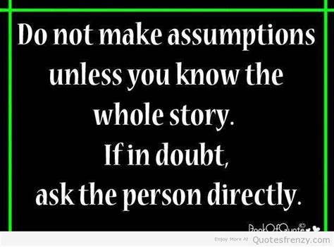 Funny Quotes About Assuming QuotesGram
