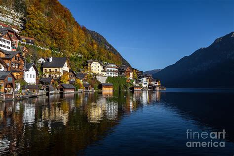 Hallstatt Waterfront In The Autumn Photograph By Travel And