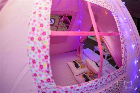 Sleepover Party Indoor Tents With Lights