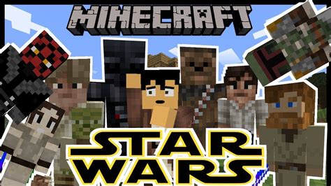 Minecraft Lukes Star Wars Galaxies Darth Vader Han Solo And More