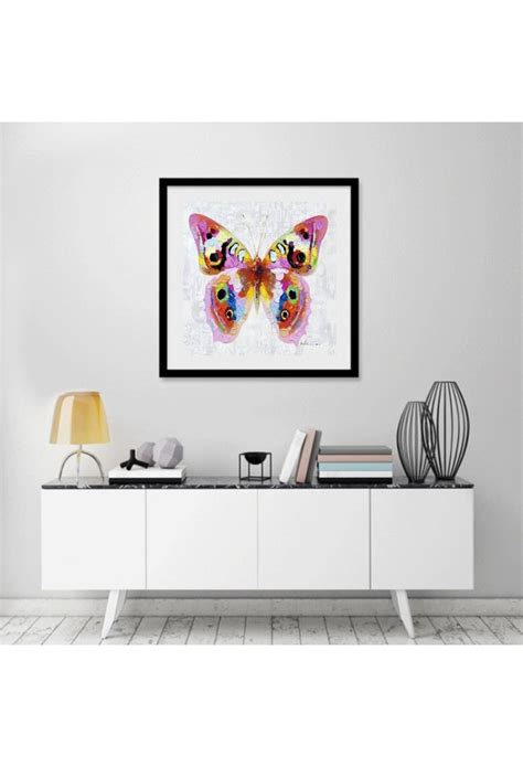 Discover fabulous wall art, stylish mirrors, fun signs and plaques.and that's just for starters! Colorful Butterfly - Hand-Painted Modern Home decor wall ...
