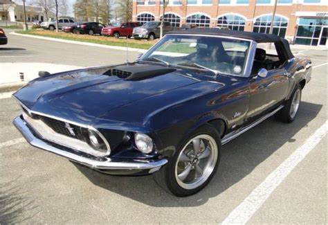 Ford Mustang Convertible 1969 Blue For Sale 1969 Mustang Convertible