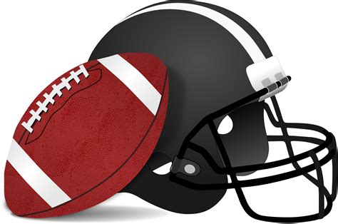 Football And Helmet Clipart Png Download Full Size Clipart