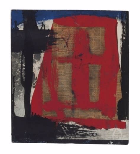Franz Kline American 1910 1962 Untitled 1952 Oil And Printed