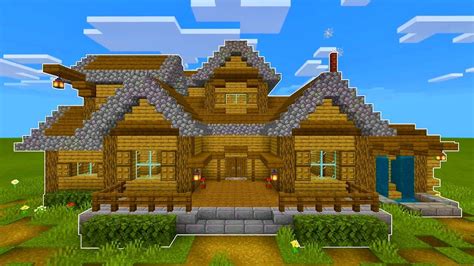 Minecraft How To Build A Large Survival House Tutorial 40 Youtube