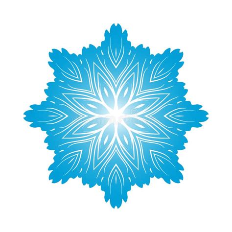 Circle Snowflake Stock Vector Illustration Of Cold 178458559