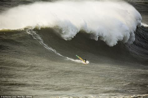 Champion Windsurfer Becomes The First In The World To Ride 43ft Monster