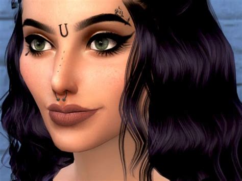 The Sims Resource Face Tattoos By Annawahl Sims 4 Downloads