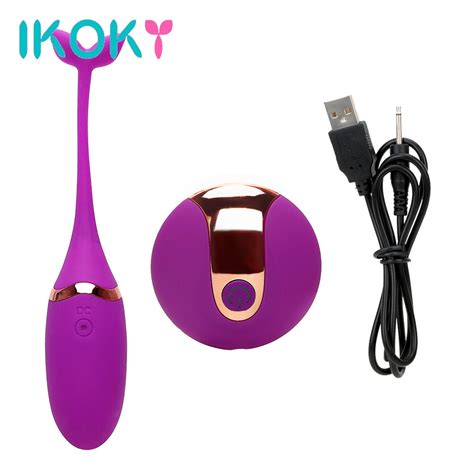 Aliexpress Com Buy Ikoky Clitoris Stimulator Vibrating Egg Kegel Ball Silicone Usb